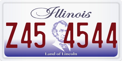 IL license plate Z454544