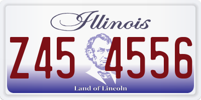IL license plate Z454556