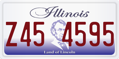 IL license plate Z454595
