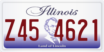 IL license plate Z454621