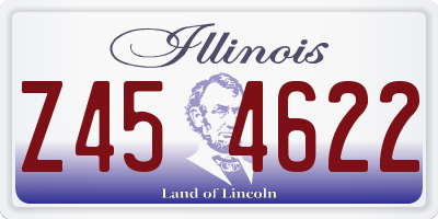 IL license plate Z454622