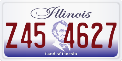 IL license plate Z454627