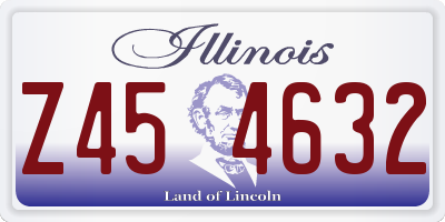 IL license plate Z454632