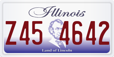 IL license plate Z454642