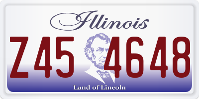 IL license plate Z454648