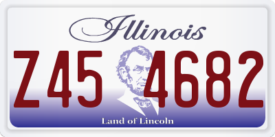 IL license plate Z454682
