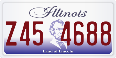 IL license plate Z454688