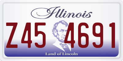 IL license plate Z454691