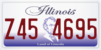 IL license plate Z454695