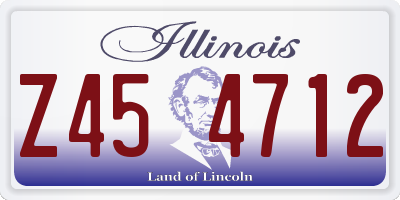 IL license plate Z454712