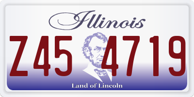 IL license plate Z454719