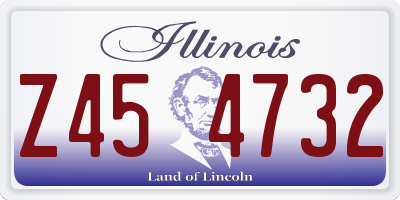 IL license plate Z454732