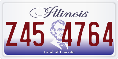 IL license plate Z454764