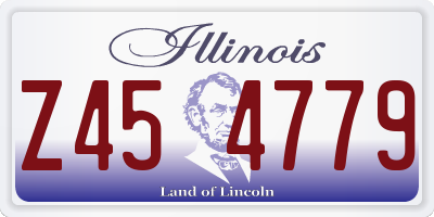 IL license plate Z454779