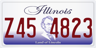 IL license plate Z454823