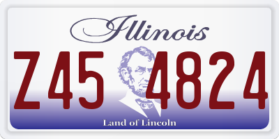 IL license plate Z454824