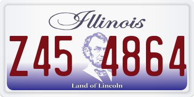 IL license plate Z454864