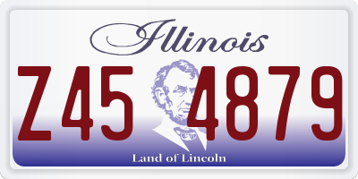 IL license plate Z454879