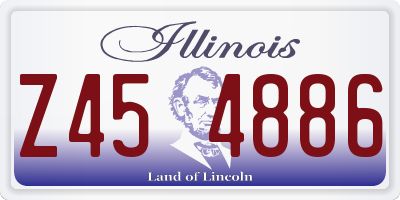 IL license plate Z454886