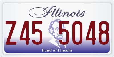 IL license plate Z455048