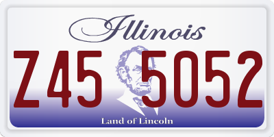 IL license plate Z455052