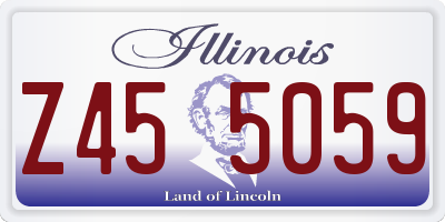 IL license plate Z455059