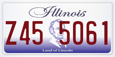 IL license plate Z455061