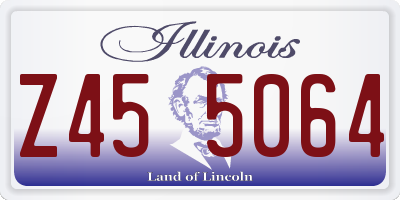 IL license plate Z455064