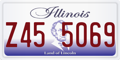 IL license plate Z455069