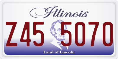 IL license plate Z455070