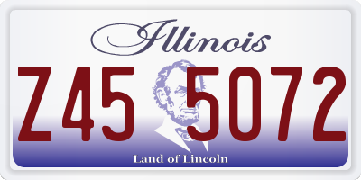 IL license plate Z455072
