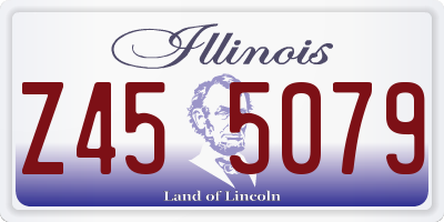 IL license plate Z455079