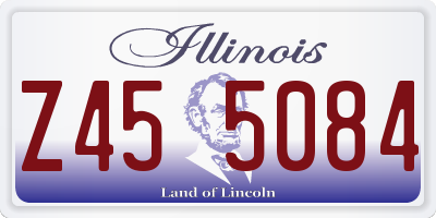 IL license plate Z455084