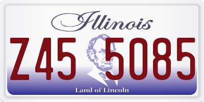IL license plate Z455085