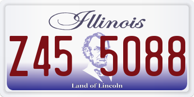 IL license plate Z455088