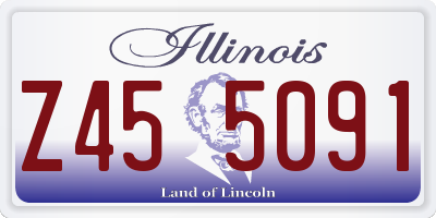 IL license plate Z455091