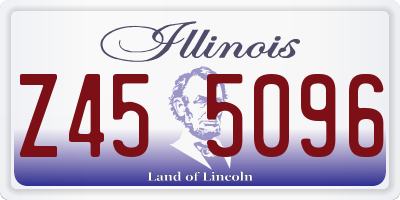IL license plate Z455096