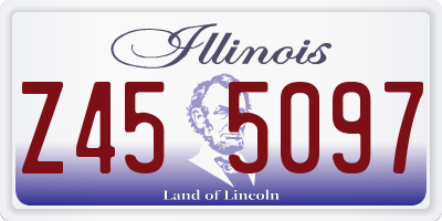 IL license plate Z455097