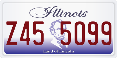 IL license plate Z455099