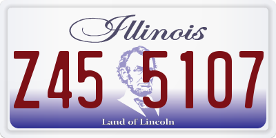 IL license plate Z455107