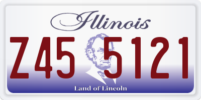 IL license plate Z455121
