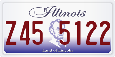 IL license plate Z455122