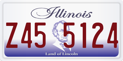 IL license plate Z455124