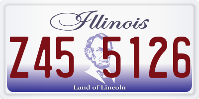 IL license plate Z455126
