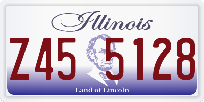 IL license plate Z455128