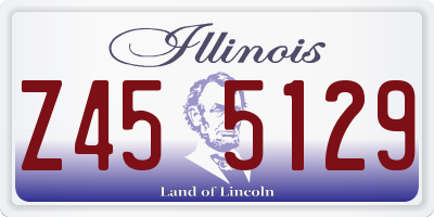 IL license plate Z455129
