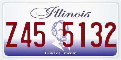 IL license plate Z455132