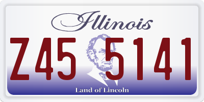 IL license plate Z455141