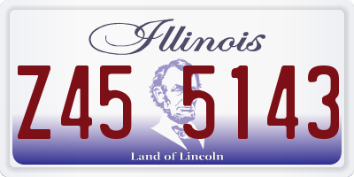IL license plate Z455143
