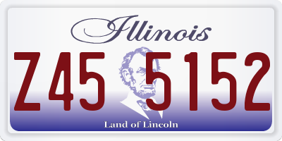 IL license plate Z455152